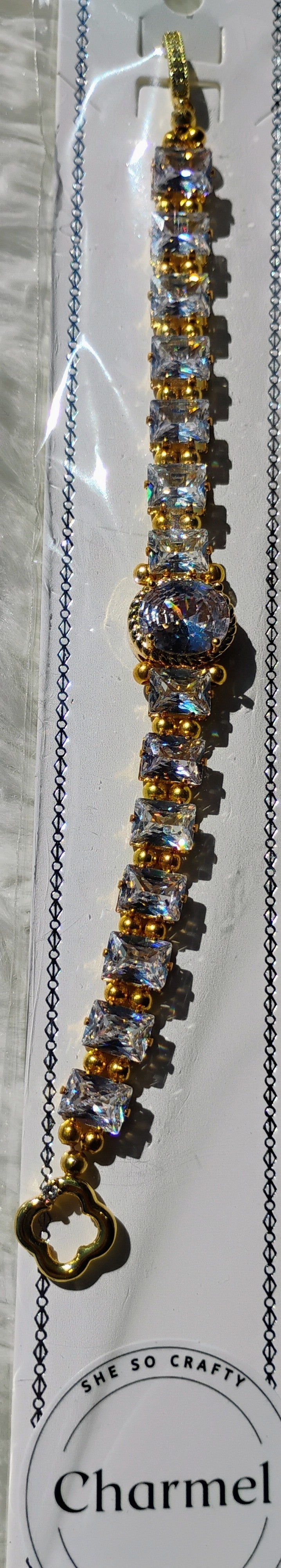 Gorgeous rhinestone bracelet