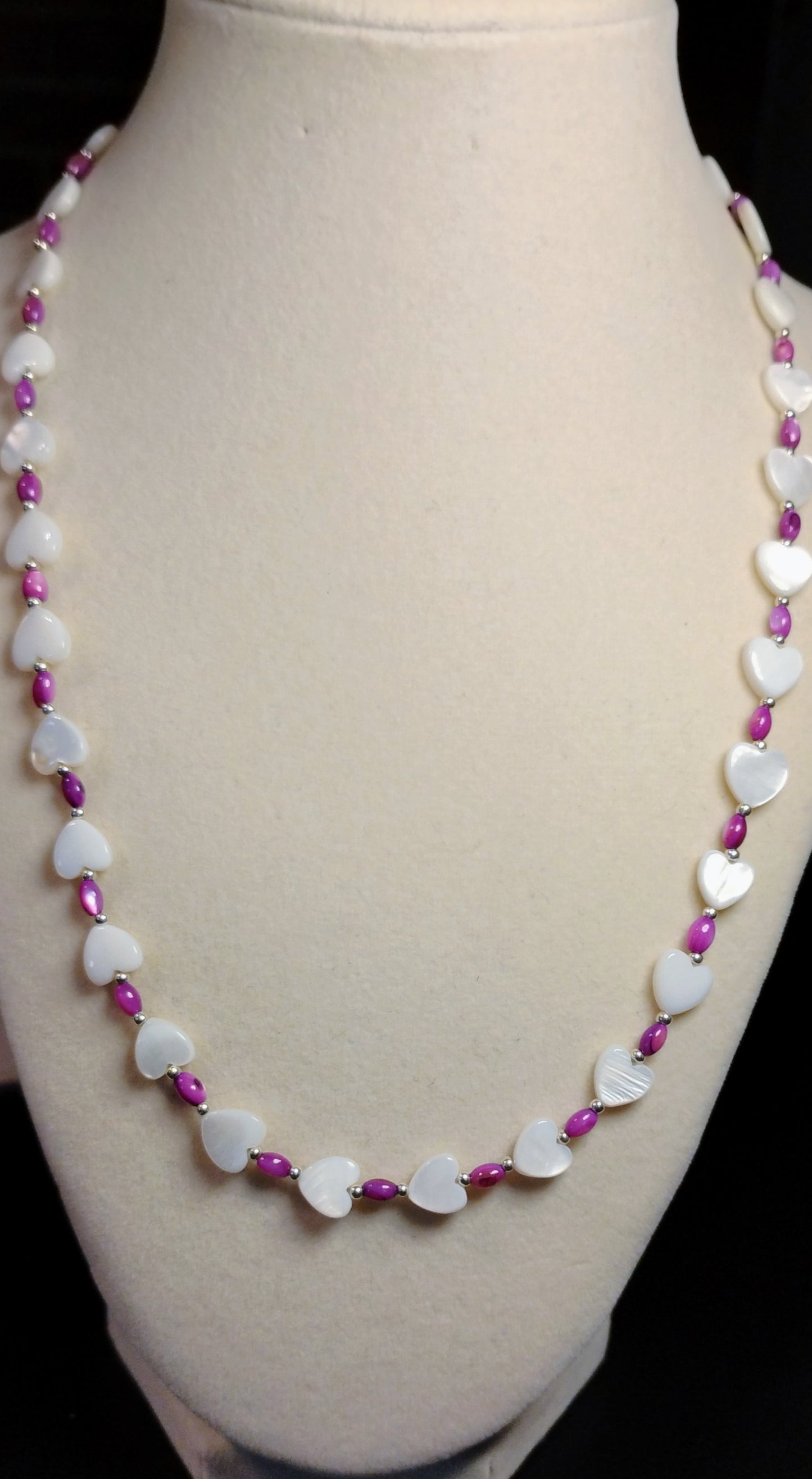 Beautiful heart shell necklace