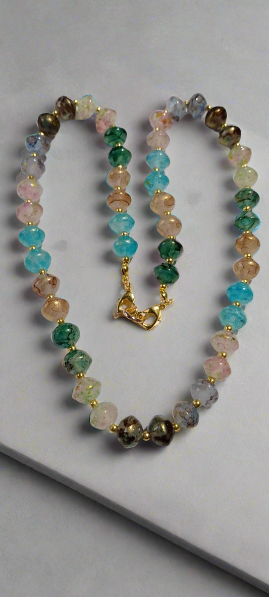 Beautiful multi color necklace