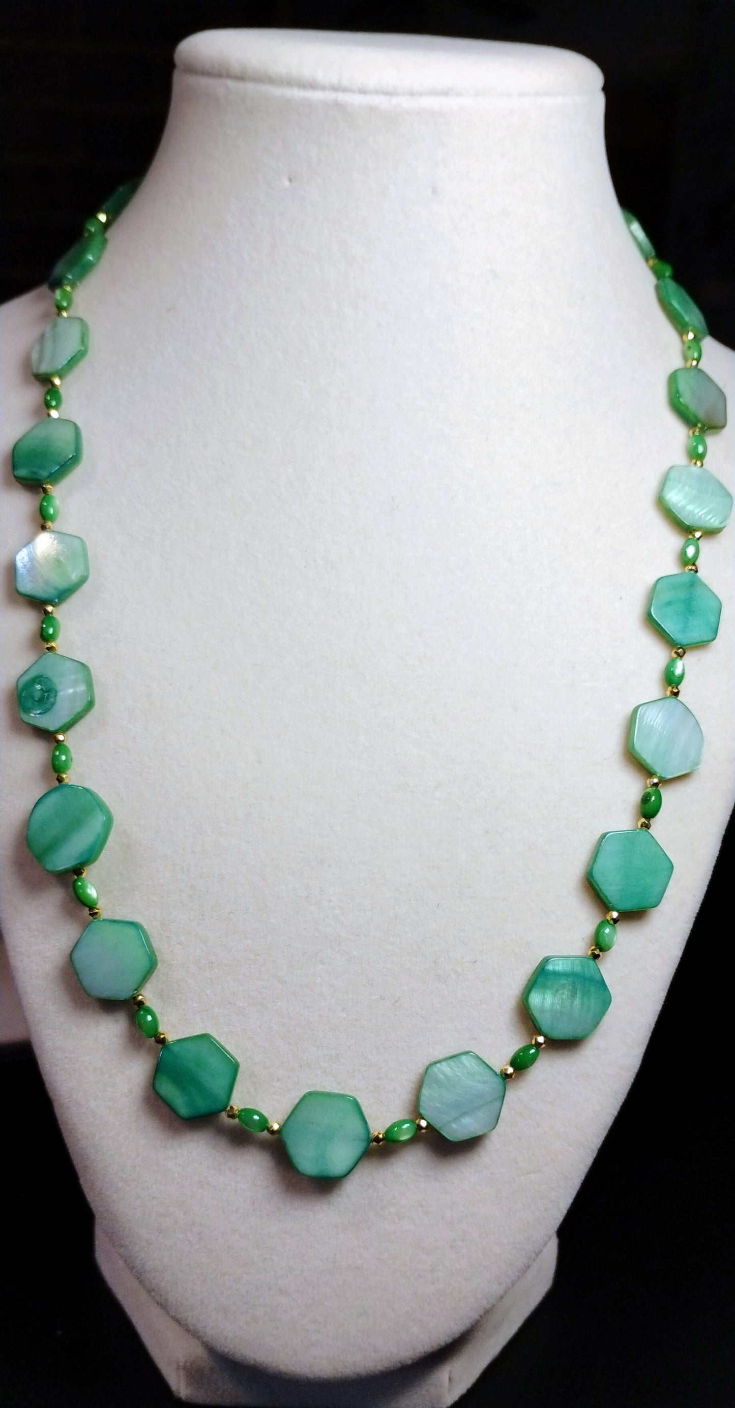 Beautiful Green shell necklace