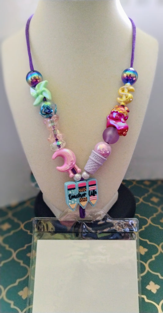 Fun breakaway lanyard badges for work or school