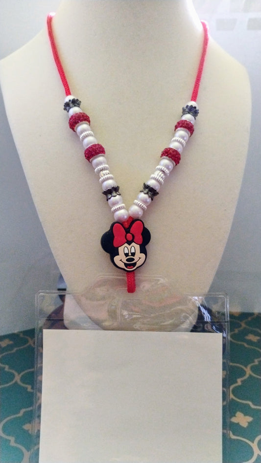 Breakaway lanyard work badge