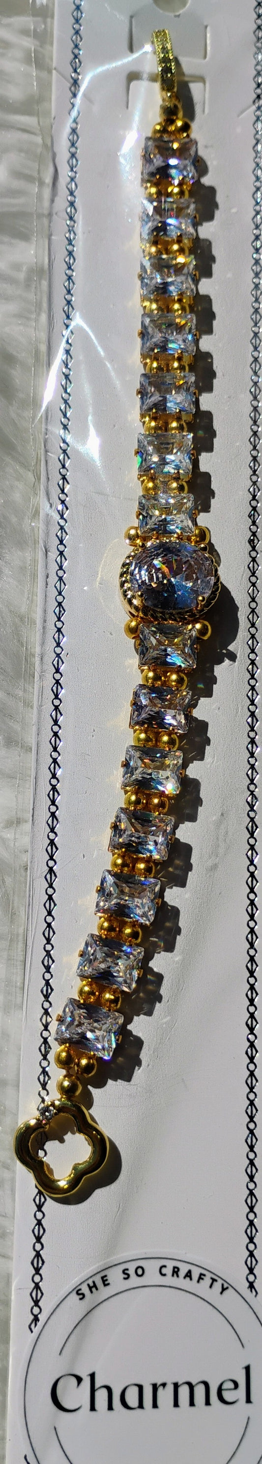 Gorgeous rhinestone bracelet